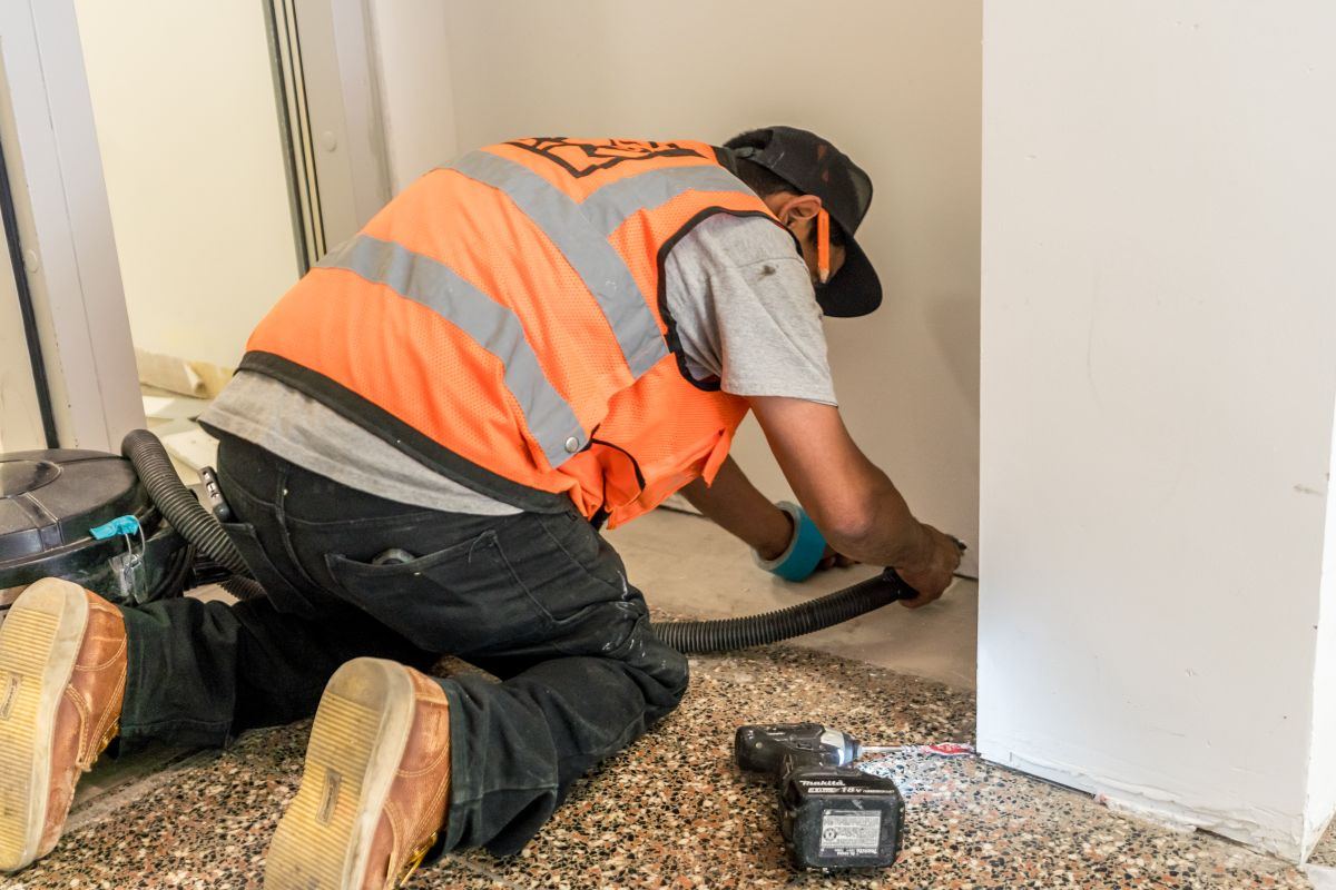 Sewage cleanup