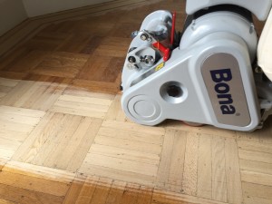 Refinishing wood floors